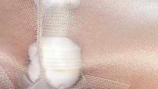 343 (custom Video) Your Fetish - Thick Tights in Sperm? I Will Masturbate with a Vibrator for You My Friend!