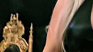 Sheela Sinner Long Nails Oiled Body Tickling Bondage on the Rack Part 1