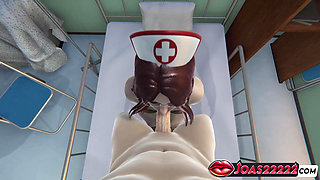 Sexy Nurse Rule34 3D Hentai - Big Tits Fuck, POV Blowjob, and Handjob Service with Cumshot