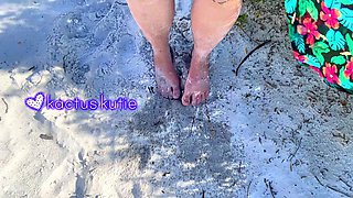 Sneaky Pee at the Beach