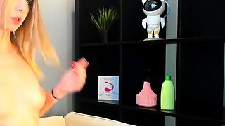 blonde teen pregnant girl has her pussy masturbated