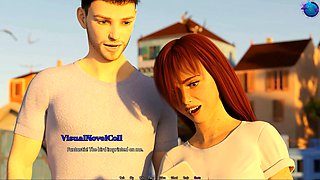 Hentai adventure at the gas station with some matrix hearts and big tit JOI