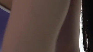 Girls Only Apartment in Japan, a Girl Cleaning Room with Natural Tits Spill Out Tank Top, Wedgie Thong Show From Miniskirt