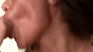 Anal loving babe takes a big black cock and white cock