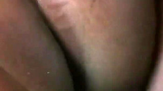 An oiled big ass ebony pounded in her pussy and milked on ass from BBC dude