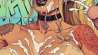 Hot Girl BDSM Hard Sex in Ghetto, Curvy Woman with Big Tits Sucking Big Dick, Slave Woman