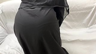 Mallu Muslim step-brother-in-law takes his hot cousin from behind, experiencing anal play and finger action