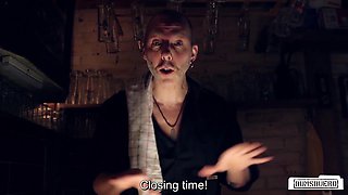 Sexy Tattooed Secretary Julie Hunter Fucks Her Boss