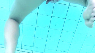 Horny, Swimming Naked in the Pool.