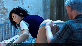 3D animated anime hentai featuring intense lesbian action with older and younger girls