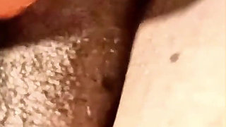 Hot Video Call with a Chubby Big Ass Girl Who Puts a Carrot in Her Pussy