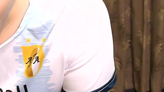 Asian sports cutie fucks the coach