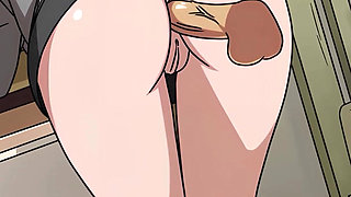 Naruto: Kunoichi Trainer - 18yo Virgin Blonde Young Babe Samui Gives Blowjob, Rides Her First Cock and Has Her First Anal Sex