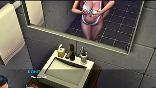 HELPING MY STEPMOM TO CLEAN BATHROOM