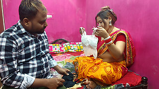 My Devar fuck me hard then cum in my mouth, when My devar give me bra set, Beautiful wife Sex video