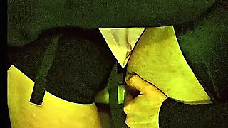 Femdom Wife Pegging Husband with Big Dildo and Very Deep