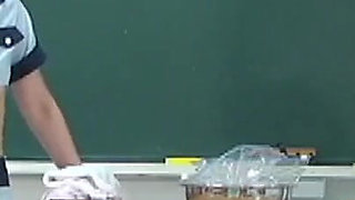Female Instructors Make Slaves Jerk off in Front of Them, Put Ice on Dicks Just Before Cum, and Put on Chastity Belts