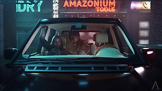 Amazonium Delicious hard sex in the car intense pleasure sweet hot ass swallowing big dick intense hard sex tasty buttocks sweet