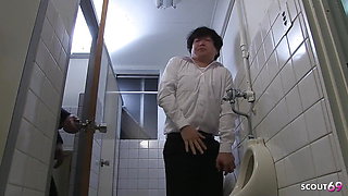 Petite Japanese Teen Seduce Her Classmate to Creampie Fuck on Toilet in Full Uncensored JAV Porn