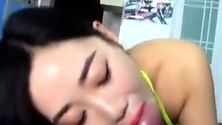 Korean Amateur Blowjob and Cum Swallow