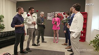 Behind the pissing scenes AHB025, Daruma Rai, Nuria Millan. More