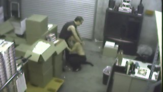 Office whore gets down and dirty suck knob