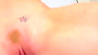Tattooed Blonde Naomi Cruz Sucks and Fucks Cock and Drinks Cum
