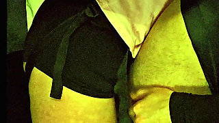 Femdom Wife Pegging Husband with Big Dildo and Very Deep