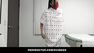 Innocent Asian Teen Madi Laine Gets Rough Hospital Exam - Deepthroat & Doggystyle Fuck
