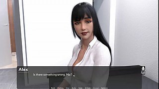 Pantyhoes Boss Is Fucking His Employees In His Apartment Ep 7