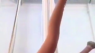 Aerobics Teacher Finds Me in the Bathroom and Fucks Me Before My Boyfriend Arrives