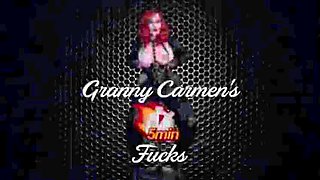 Granny Carmen Angel, a.k.a. Red Riding Hood, Returns! - Amateur MILF Hardcore