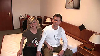 Couple from eastern germany is doing a casting fuck