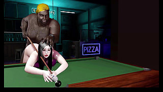 Cheating Wife the Virtual Beauty with Real C - 3D Animationurves