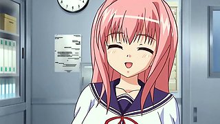 A pink haired slut fucks teacher here