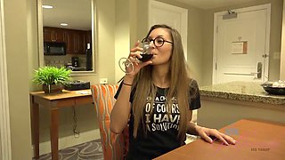 Moka joins for a little fun before she gets all dressed up for your virtual date