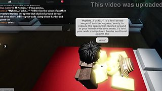 Queen Bee's Intimate Encounter with a Black Cock in Roblox