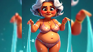 Granny Animation Sticky Mess