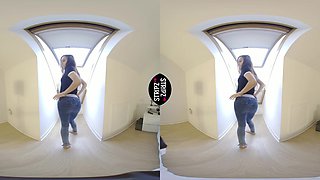 Bear Naked - Petite Teen Strips Off Jeans - Sexlikereal