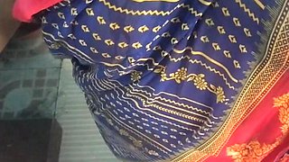 Dress Washing Saree Wearing Hot Talking Tamil Aunty