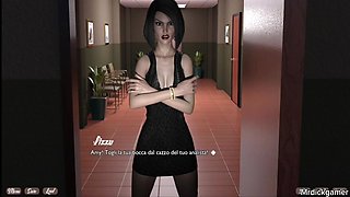 Hot Bitch Sucking Dick In Front Of Her Stepmom And Gets Her Mouth Creampied - Anime Hentai