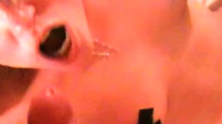 Amazing amateur blonde enjoying a doggystyle