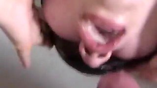 Deepthroat From a Beautiful Cumslut