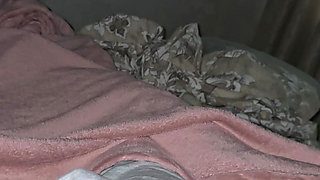 Step mom hand slip under step son underwear handjob his dick