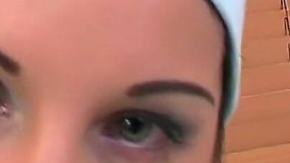 Sexy Chick Gets Her Mouth and Pussy Fucked by a Older Man While She Sucks a Lollipop