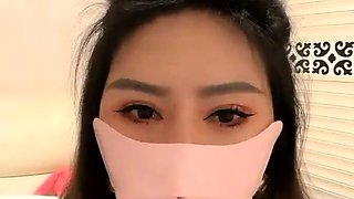 Glamour babe with big boobs masturbates in lingerie