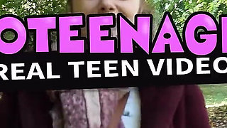 Cute 18 Years Without Panty Under Her Skirt Does a Porn Casting