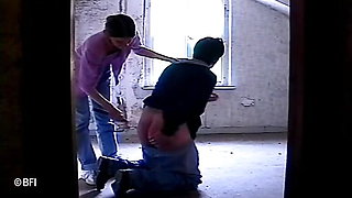 Spanking and whipping dude big ass