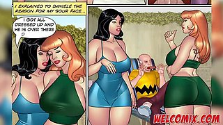 Pervert Father-In-Law Fucks Daughter-In-Law at Backyard BBQ Party - Anal & Big Tits Hentai
