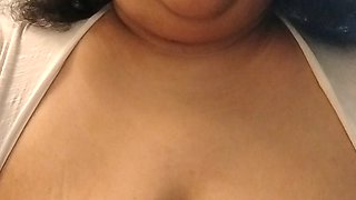 BBW Loves Playing with Her Big Tits